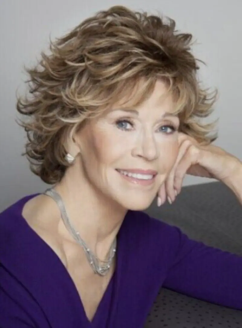 New Natural Jane Fonda Haircut Wavy Layered Synthetic Hair Capless Wigs 8 Inches
New Natural Jane Fonda Haircut Wavy Layered Synthetic Hair Capless Wigs 8 Inches
