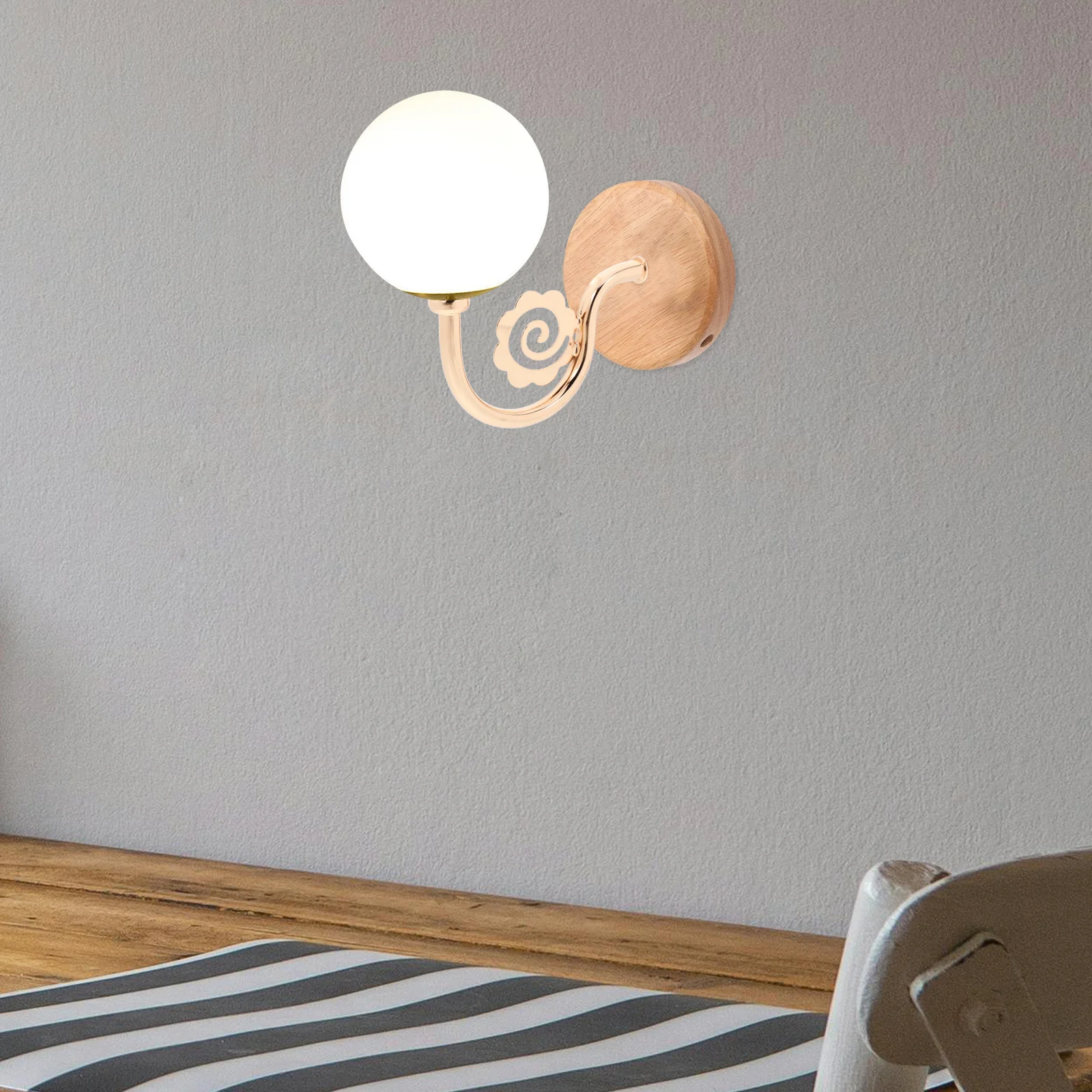 Threaded Curved Wall Lamp Metal Stem Pipe Decorative Lamp Accessory for DIY Light Fixture Repair Replacement Rod
Threaded Curved Wall Lamp Metal Stem Pipe Decorative Lamp Accessory for DIY Light Fixture Repair Replacement Rod