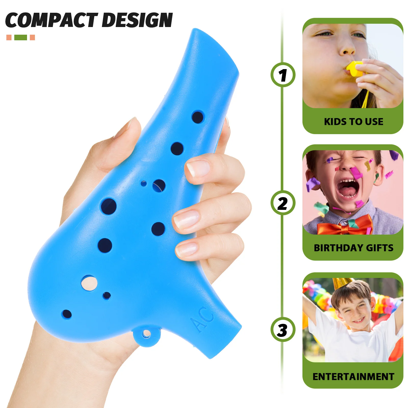12 Hole Ocarina Instrument ABS Portable Kids Beginner Toy Compact Safe Durable Musical Classic Ethnic Flute Gift Option Family
12 Hole Ocarina Instrument ABS Portable Kids Beginner Toy Compact Safe Durable Musical Classic Ethnic Flute Gift Option Family
