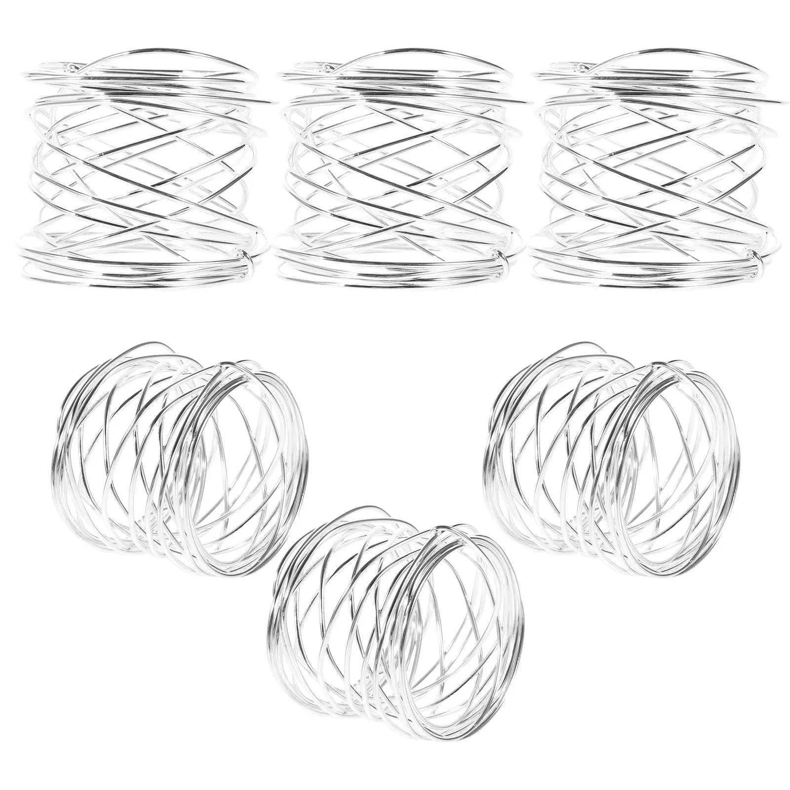 6pcs Napkin Rings Set Silver Metal Banquet Decor Paper Napkin Holder Wedding Party Fall Bands Table Decorations
6pcs Napkin Rings Set Silver Metal Banquet Decor Paper Napkin Holder Wedding Party Fall Bands Table Decorations