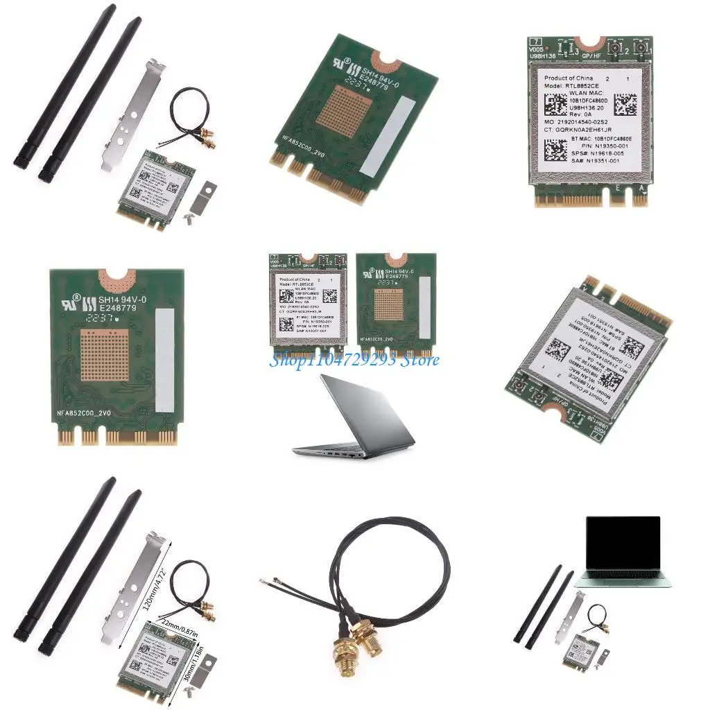 Y2GD RTL8852CE Dual Band 2.4G WIFI6 802.11ax WIFI Card 1800M BT5.0 Module NGFF M.2 For laptop/PC Support Win10
Y2GD RTL8852CE Dual Band 2.4G WIFI6 802.11ax WIFI Card 1800M BT5.0 Module NGFF M.2 For laptop/PC Support Win10