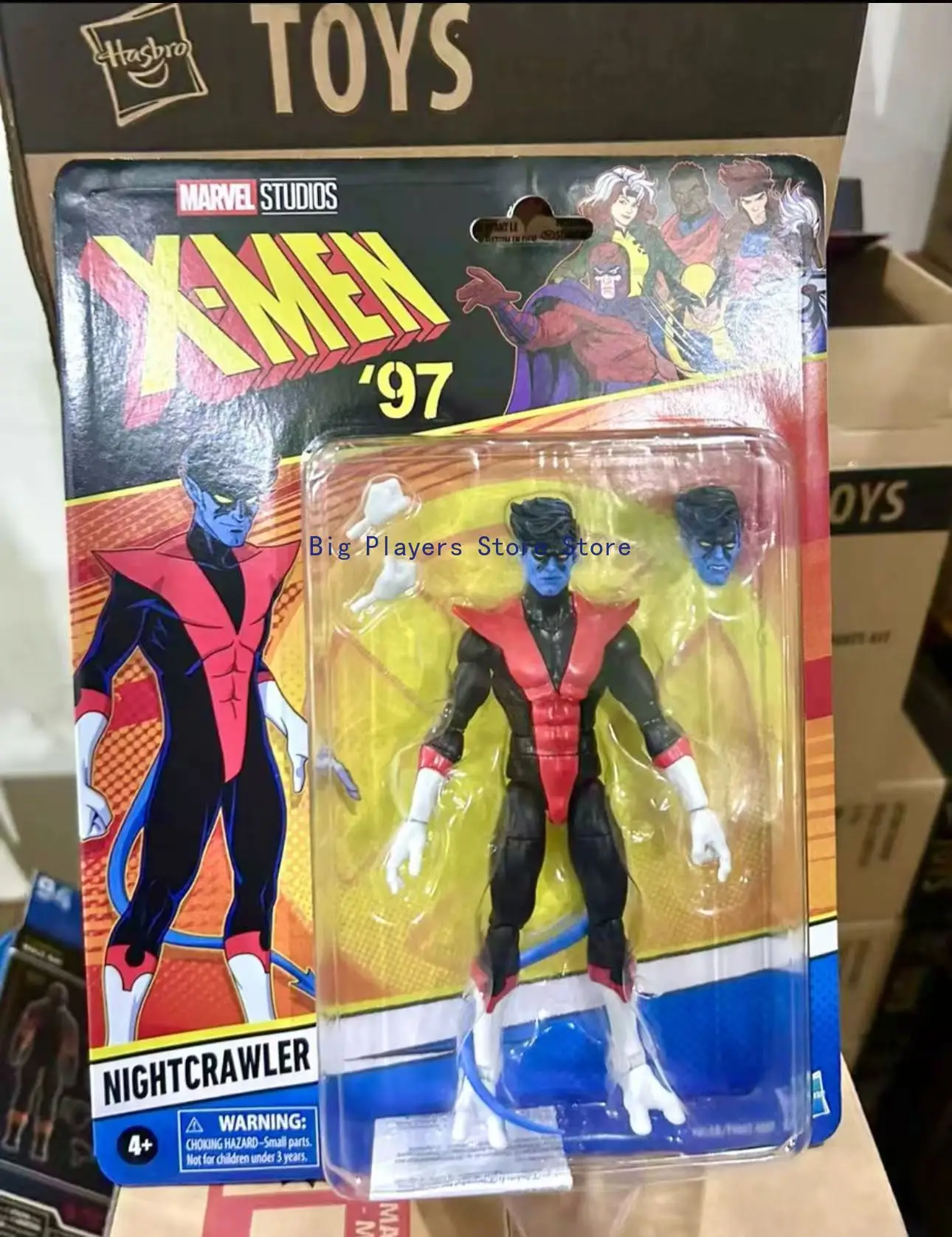 Hasbro Marvel Legends X-Men 97 Nightcrawler Retro Hanging Card 6-inch Movable Doll Hand
Hasbro Marvel Legends X-Men 97 Nightcrawler Retro Hanging Card 6-inch Movable Doll Hand