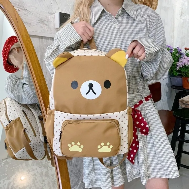 Kawaii Rilakkuma Backpack Students Cute Cartoon Anime Large Capacity Student Large Capacity Schoolbag Girls Christmas Gifts Toys
Kawaii Rilakkuma Backpack Students Cute Cartoon Anime Large Capacity Student Large Capacity Schoolbag Girls Christmas Gifts Toys