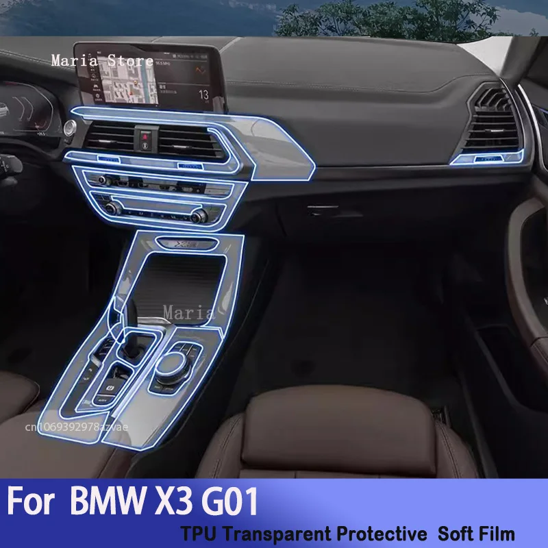 For BMW X3 G01(2018) Car Interior Center Console Transparent TPU Protective Film Anti-scratch Sticker Car Accessories
For BMW X3 G01(2018) Car Interior Center Console Transparent TPU Protective Film Anti-scratch Sticker Car Accessories