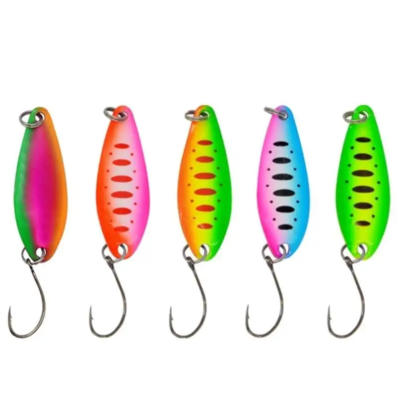 652F 10Pcs Colorful Metal Jig Spoon Lures Set Trout Fishing Spoon Lures for Fishing
652F 10Pcs Colorful Metal Jig Spoon Lures Set Trout Fishing Spoon Lures for Fishing