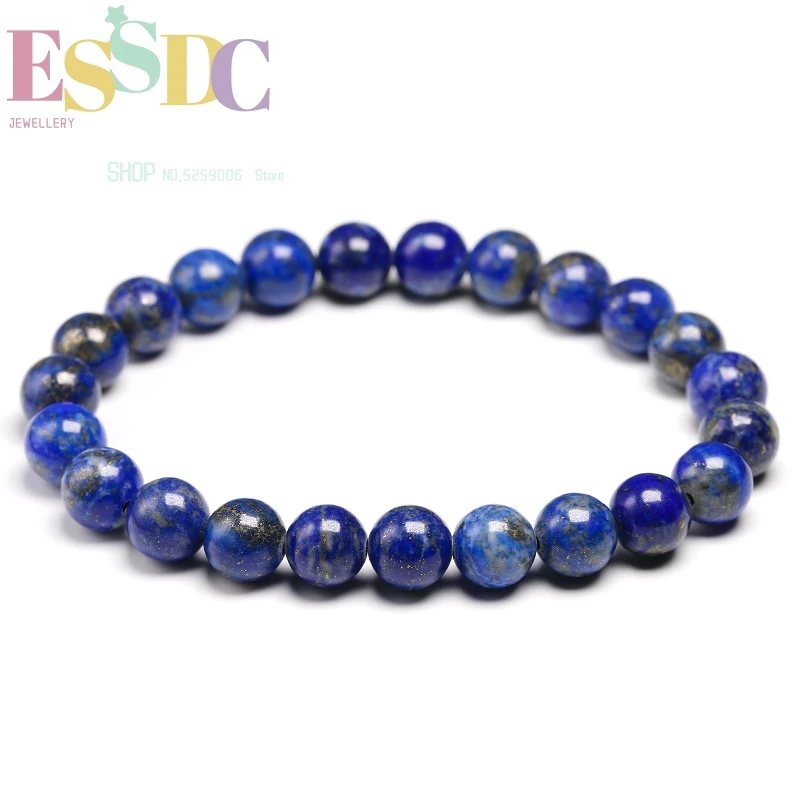 High Quality Natural Lapis Lazuli Blue Stone Beads Bracelets for Women Men Stretch Couple Yoga Jewelry Female Male Gift
High Quality Natural Lapis Lazuli Blue Stone Beads Bracelets for Women Men Stretch Couple Yoga Jewelry Female Male Gift