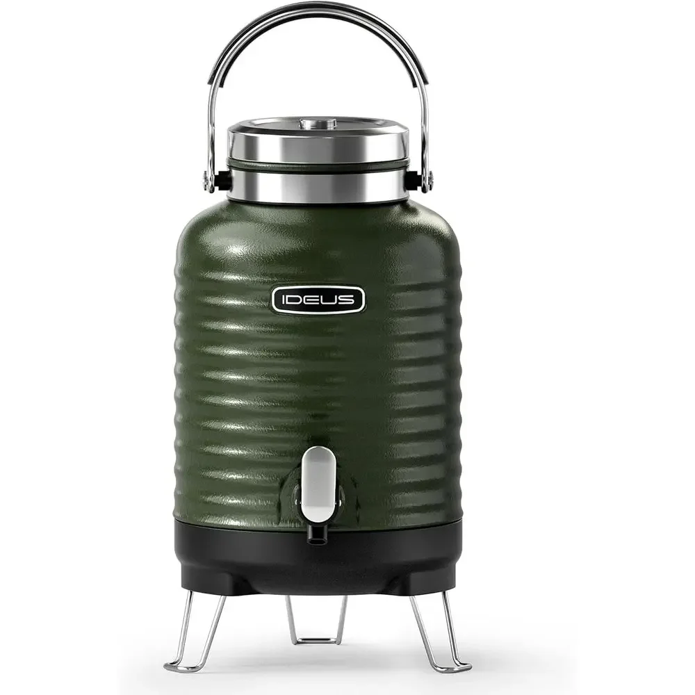 Insulated Beverage Dispenser, All-in-one or Camping Vacuum Double-Wall StainlSteel Water Cooler Coee Carae Jug Leakproo Drink Co
Insulated Beverage Dispenser, All-in-one or Camping Vacuum Double-Wall StainlSteel Water Cooler Coee Carae Jug Leakproo Drink Co