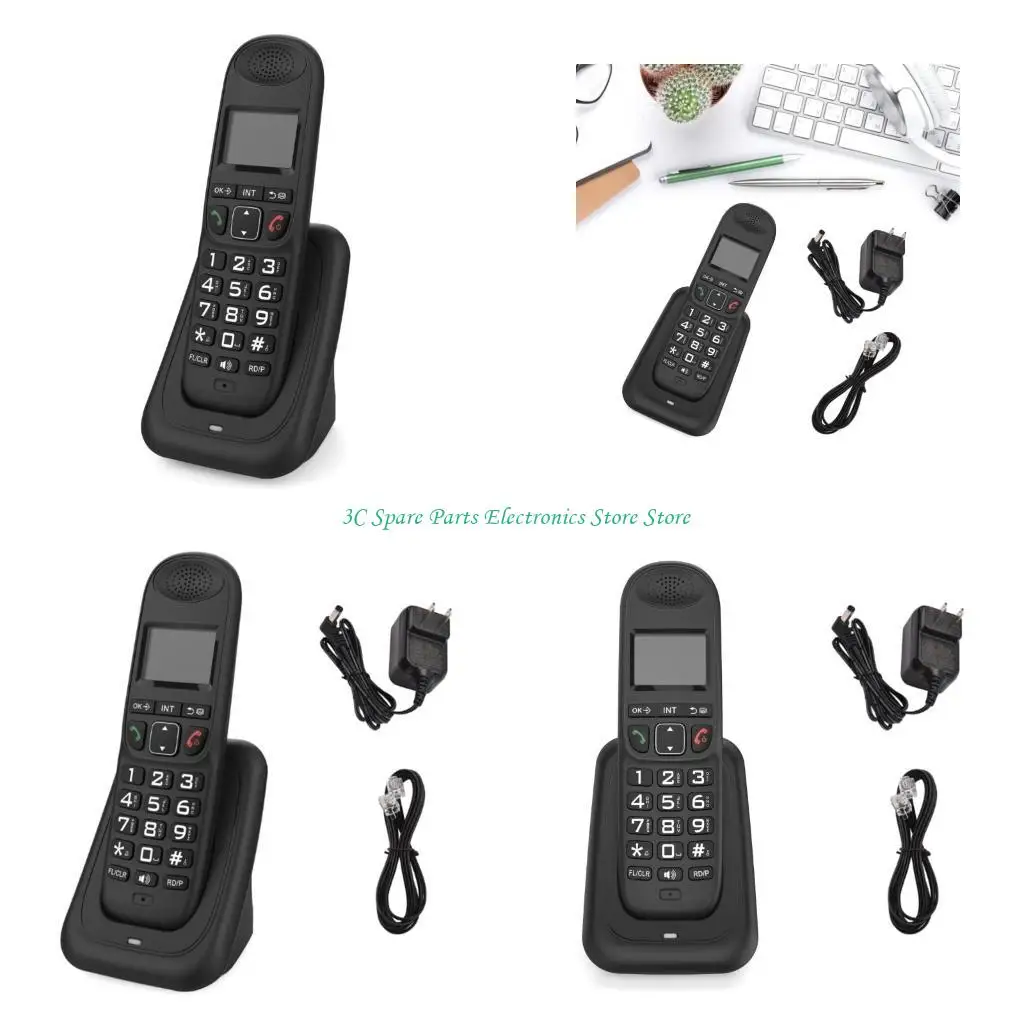 SZ D1003 Modern Cordless Phone Large LCD Telephone Handheld Large Display CallerID
SZ D1003 Modern Cordless Phone Large LCD Telephone Handheld Large Display CallerID