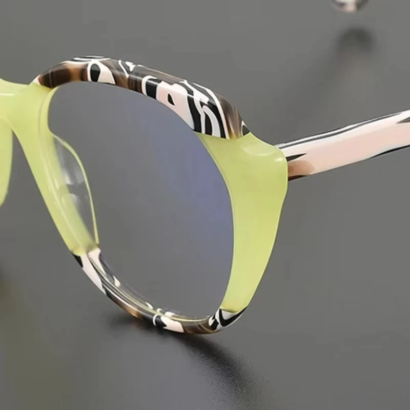 2025 New Multicolor Acetate Glasses Frame Women Fashion Personality Handmade Optical Eyeglass Myopia Reading Men Glasses
2025 New Multicolor Acetate Glasses Frame Women Fashion Personality Handmade Optical Eyeglass Myopia Reading Men Glasses