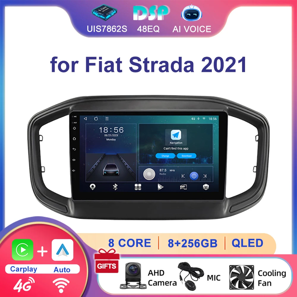 4G DSP 2+32G 4+64G 6+128G Rds GPS Car Stereo Dash Cam 9 Inch Car Radio Android Screen for Fiat Strada 2021 Auoradio Carplay
4G DSP 2+32G 4+64G 6+128G Rds GPS Car Stereo Dash Cam 9 Inch Car Radio Android Screen for Fiat Strada 2021 Auoradio Carplay