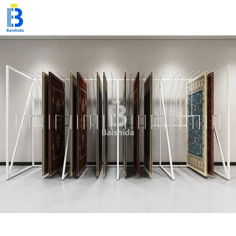 custom.Custom Iron Spray Hanging Rotating Carpet Display Stand
custom.Custom Iron Spray Hanging Rotating Carpet Display Stand