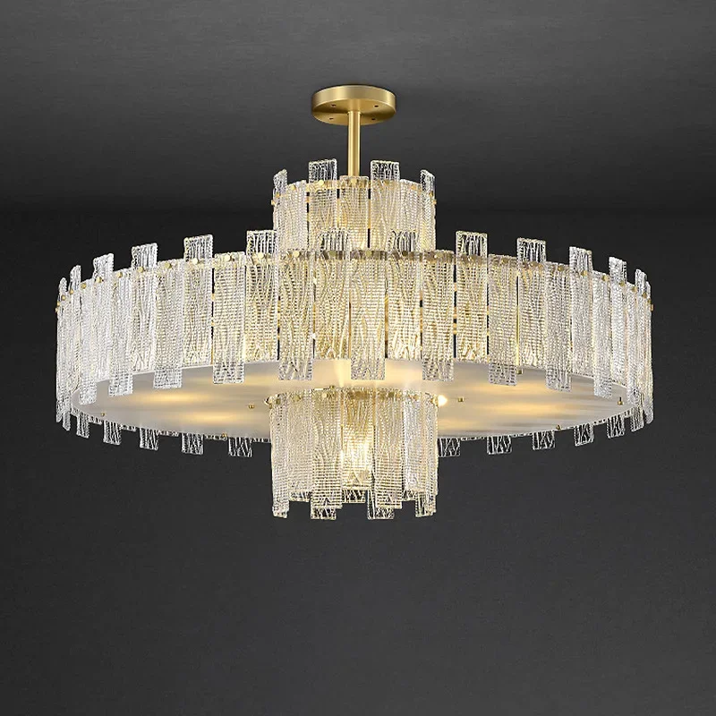 Classic Glass Pendant Light Large Chandelier Lighting 2024 Luxury Lampe Lustres Living Room Decor Villa Lamparas
Classic Glass Pendant Light Large Chandelier Lighting 2024 Luxury Lampe Lustres Living Room Decor Villa Lamparas
