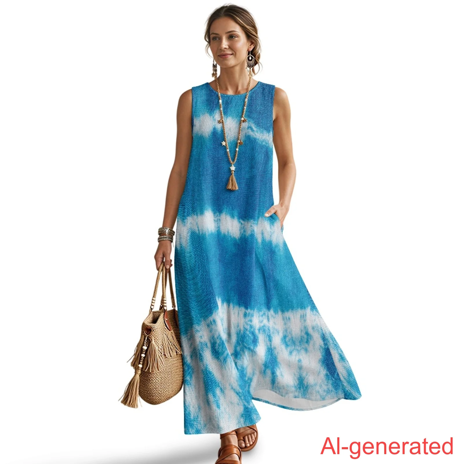 INSTANTARTS Women‘s Imitation Linen Loose Skirt with Pockets Lightweight Maxi Dress Soft Comfortable Dresses Sleeveless
INSTANTARTS Women‘s Imitation Linen Loose Skirt with Pockets Lightweight Maxi Dress Soft Comfortable Dresses Sleeveless