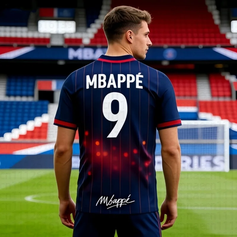 Summer New Football Jersey Mbappé NO.9 Boys Football Training Clothes Man's Sports Breathable Short Sleeve Tops Family Kids Tees
Summer New Football Jersey Mbappé NO.9 Boys Football Training Clothes Man's Sports Breathable Short Sleeve Tops Family Kids Tees