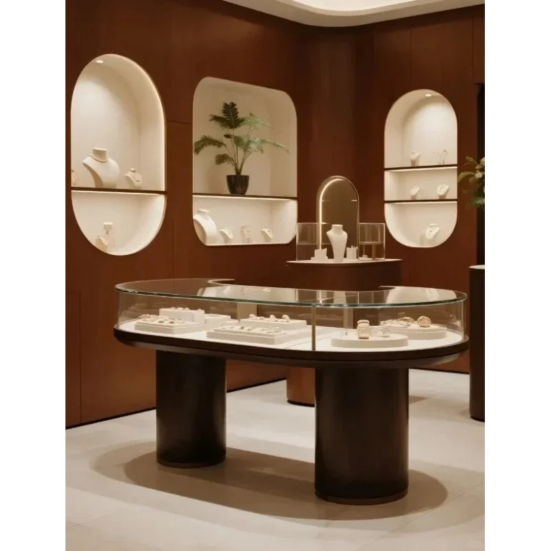 custom.Jewellery Shop Furniture Custom Metal Wood Glass Retail Display Cabinet
custom.Jewellery Shop Furniture Custom Metal Wood Glass Retail Display Cabinet