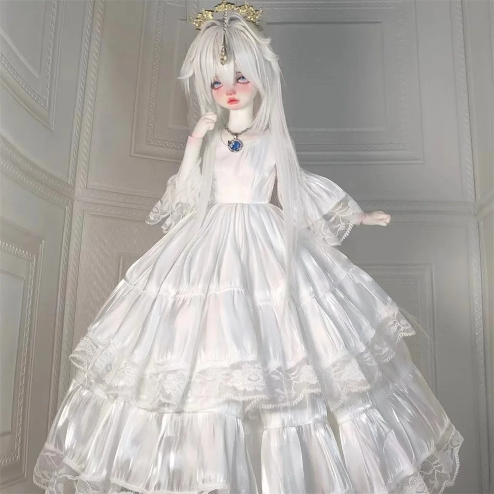 Одежда для кукол bjd, подходящая для размеров 1/3 1/4 1/6, белое винтажное платье принцессы с длинными рукавами, аксессуары для кукол
Одежда для кукол bjd, подходящая для размеров 1/3 1/4 1/6, белое винтажное платье принцессы с длинными рукавами, аксессуары для кукол