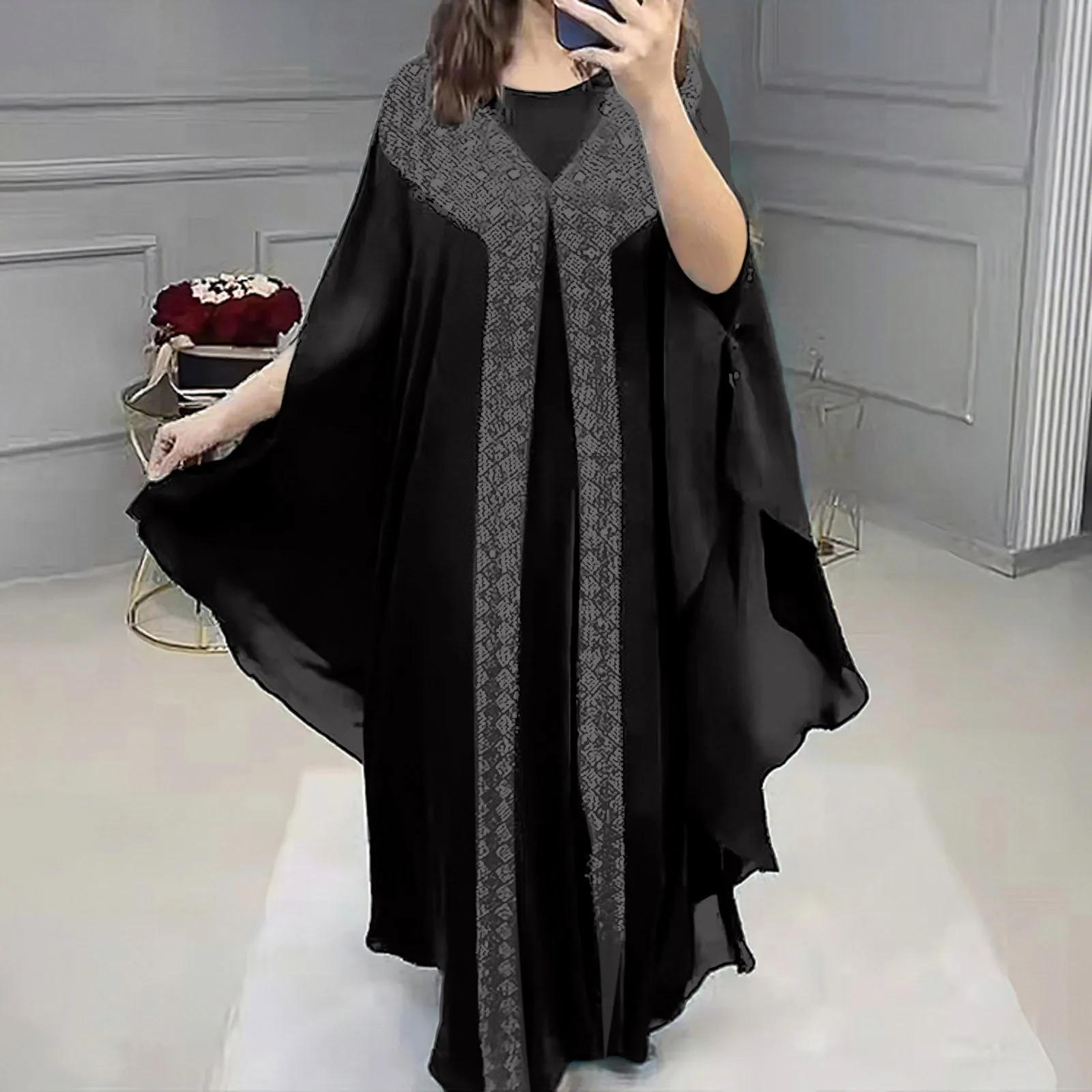 Abayas For Women Dubai Luxury 2 Piece Set Chiffon Boubou Muslim Fashion Dress Caftan Marocain Wedding Party Occasions
Abayas For Women Dubai Luxury 2 Piece Set Chiffon Boubou Muslim Fashion Dress Caftan Marocain Wedding Party Occasions