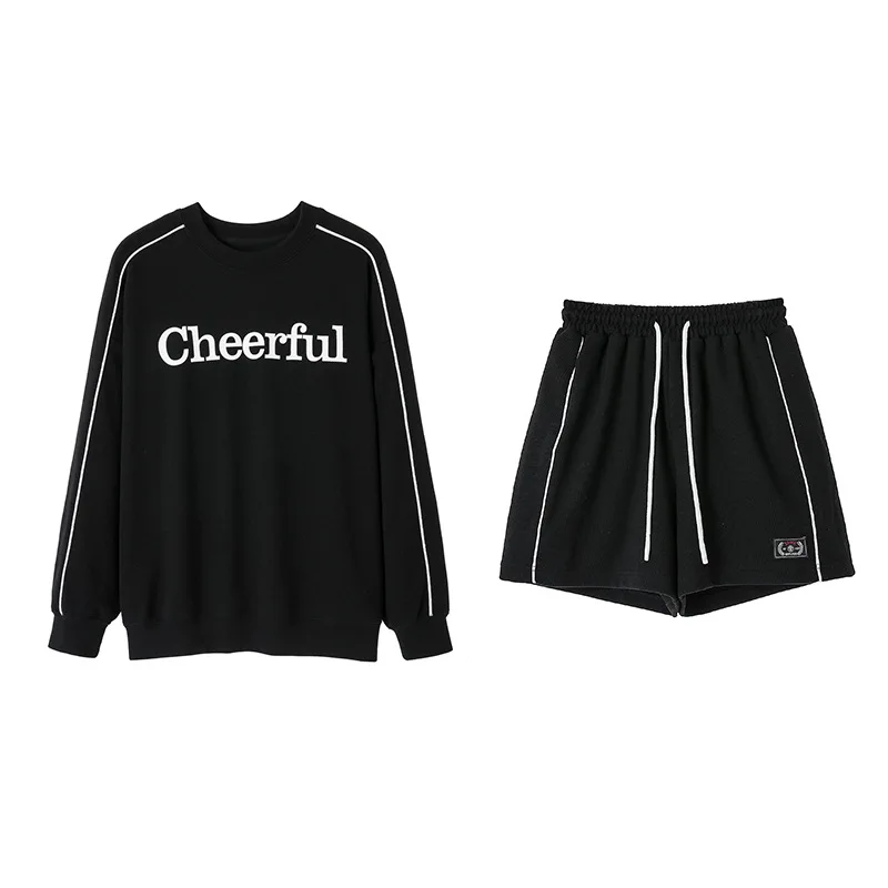 Spring Sports Women's Loose Pullover Sweatirt Set Letter Print Comfortable Faionable Casual Outfit for Ladies
Spring Sports Women's Loose Pullover Sweatirt Set Letter Print Comfortable Faionable Casual Outfit for Ladies