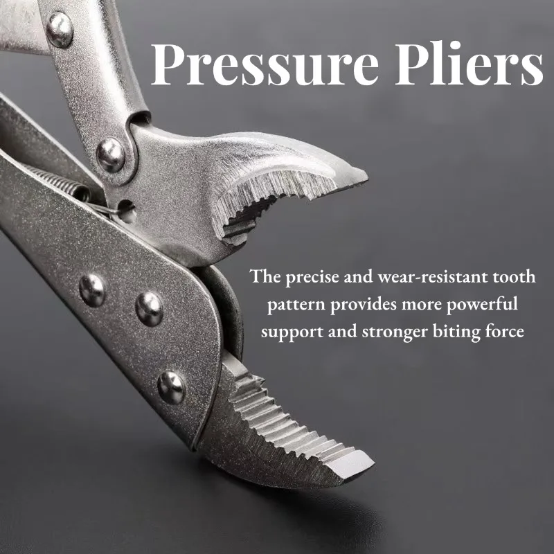 5/7/10Inch Curved Jaw Vise Grip Pliers Adjustable Pressure Clamp Fit For Clamping/Twisting/Welding Fit For One-Handed Operation
5/7/10Inch Curved Jaw Vise Grip Pliers Adjustable Pressure Clamp Fit For Clamping/Twisting/Welding Fit For One-Handed Operation