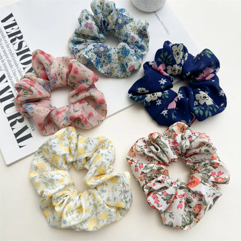 Soft Chiffon Hair Bands For Women Ponytail Vintage Hair Scrunchy Set 5pcs/lot Schrunchies Pack Brandy Quality Floral Chouchou
Soft Chiffon Hair Bands For Women Ponytail Vintage Hair Scrunchy Set 5pcs/lot Schrunchies Pack Brandy Quality Floral Chouchou
