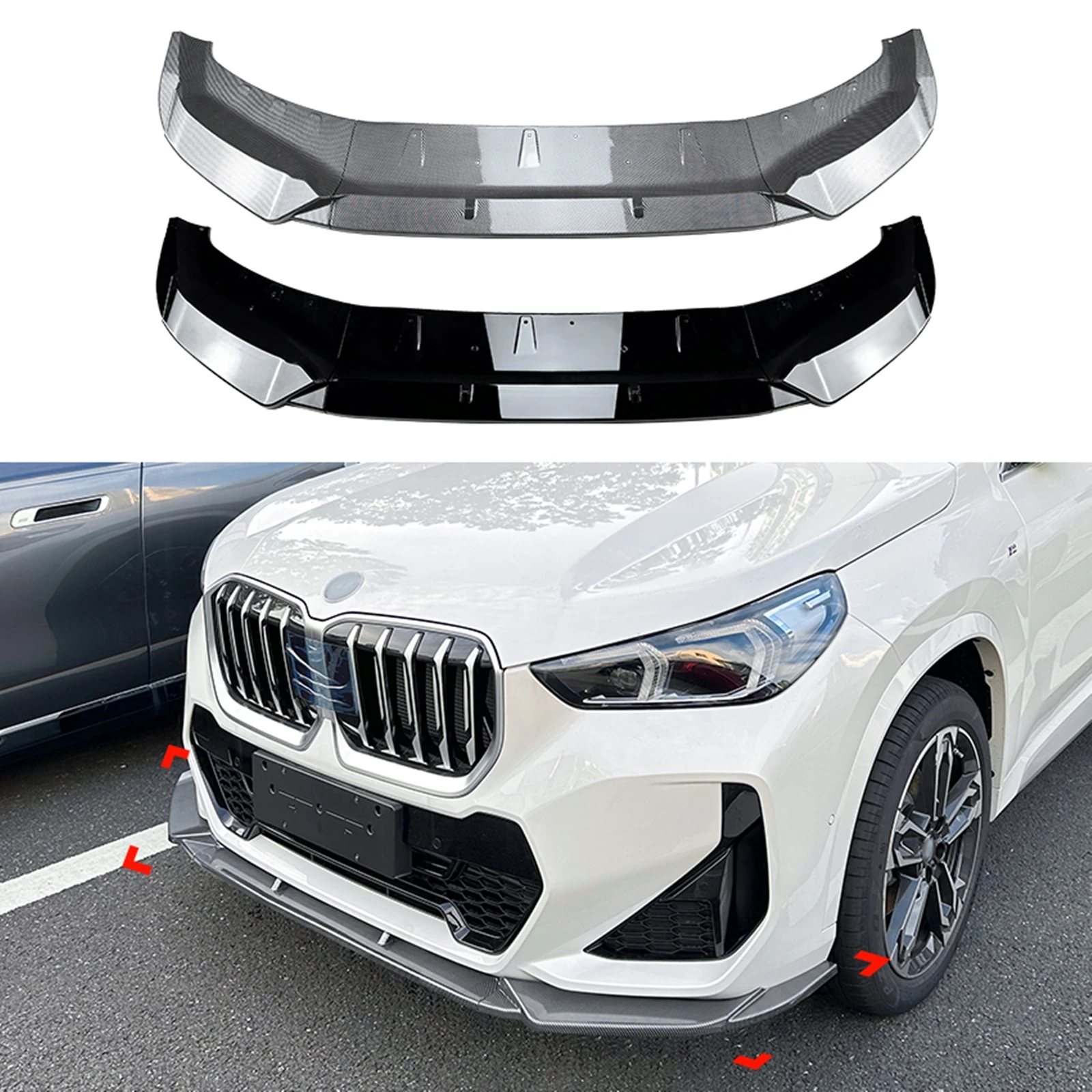 Автомобильный передний бампер спойлер губа нижний сплиттер лезвие для BMW X1 U11 U12 M Sport 2023-2024
Автомобильный передний бампер спойлер губа нижний сплиттер лезвие для BMW X1 U11 U12 M Sport 2023-2024