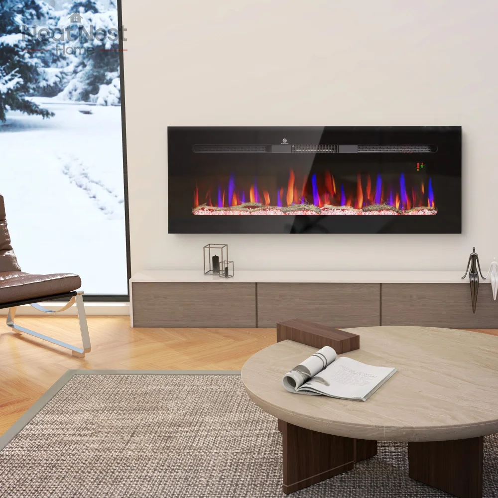 50" Electric Fireplace Recessed and Wall Mounted with Remote Control, 1500W Fireplace Heater with 8H Timer, fire place, wall art
50" Electric Fireplace Recessed and Wall Mounted with Remote Control, 1500W Fireplace Heater with 8H Timer, fire place, wall art
