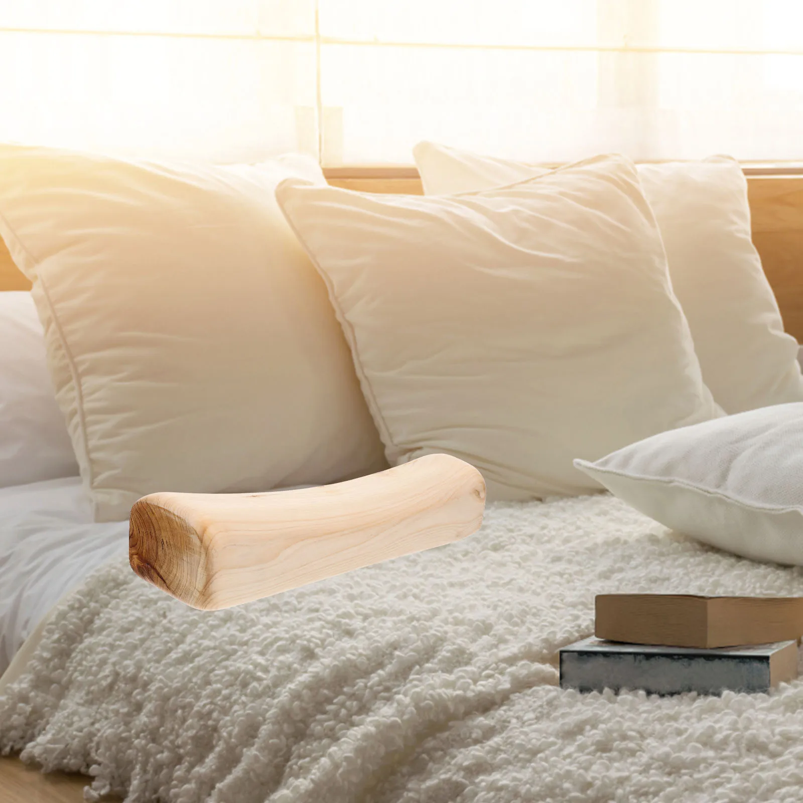 Premium Smooth Wooden Neck Pillow Moderate Size for Cervical Support Home Massage Sauna Room Use Relaxation Stiff Neck Pain
Premium Smooth Wooden Neck Pillow Moderate Size for Cervical Support Home Massage Sauna Room Use Relaxation Stiff Neck Pain