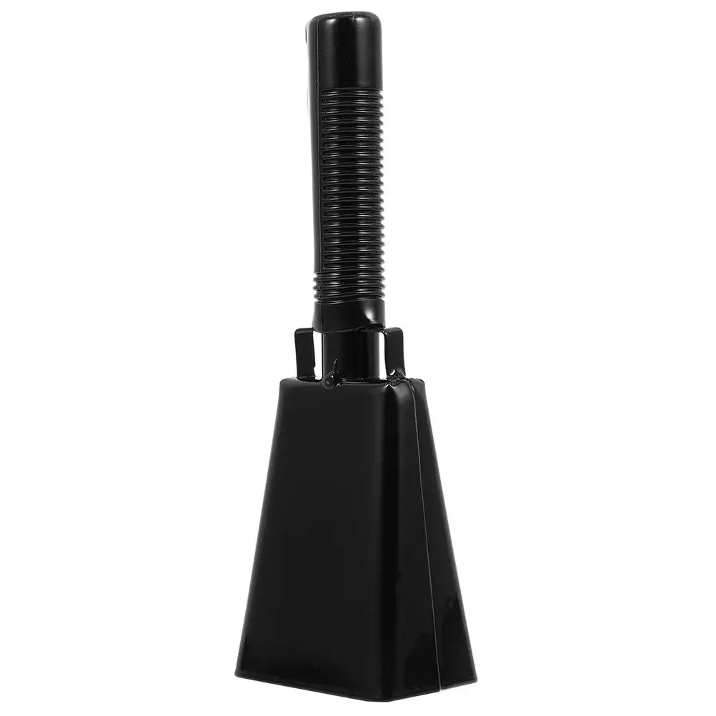 Black with Handle Huge Voice Lasting Echoes Cheering Bells for Sporting Events Drum Accessory Musical Instrument Metal Cowbell
Black with Handle Huge Voice Lasting Echoes Cheering Bells for Sporting Events Drum Accessory Musical Instrument Metal Cowbell