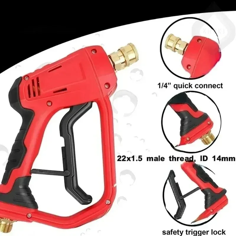 New 1pcs M22-14mm 3/8 Quick Inlet Connector High Pressure Washer Car Wash Gun Kit with Quick Connector Nozzle Tip
New 1pcs M22-14mm 3/8 Quick Inlet Connector High Pressure Washer Car Wash Gun Kit with Quick Connector Nozzle Tip