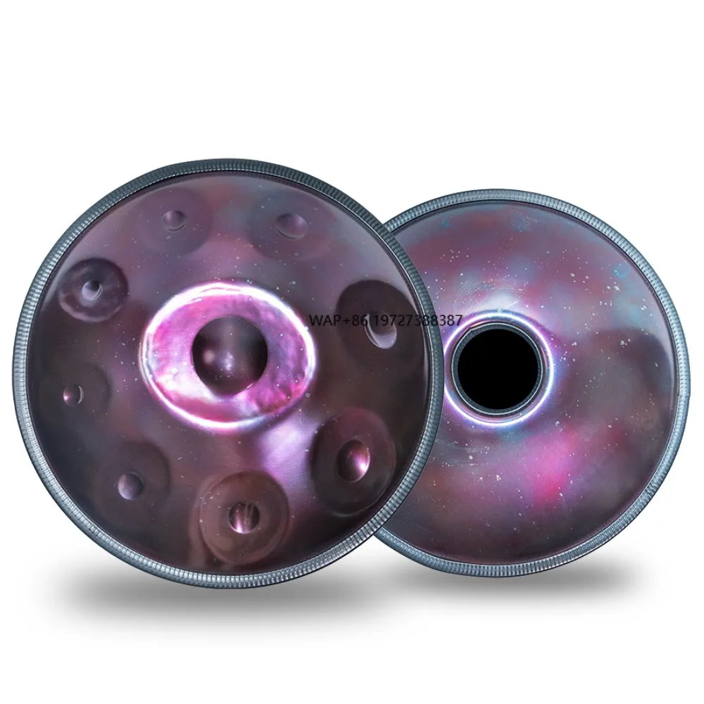 Professional Custom Healing Musical Instrument, Pure Hand-polished 9-note Mini Handpan