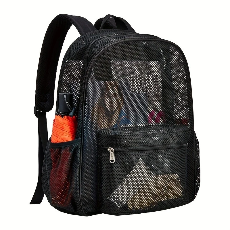 Heavy-duty mesh women's backpack portable business travel storage bag
Heavy-duty mesh women's backpack portable business travel storage bag