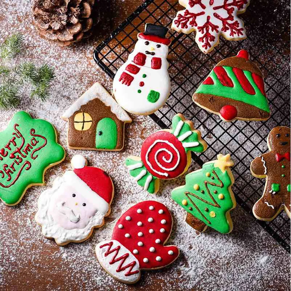 5 Pcs Cookie Cutter Set Biscuits Baking Accessory Lovely Molds 304 Stainless Steel Tool Child Christmas
5 Pcs Cookie Cutter Set Biscuits Baking Accessory Lovely Molds 304 Stainless Steel Tool Child Christmas