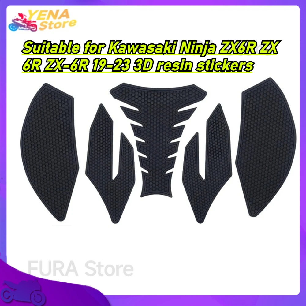 Motorcycle protective pads with new decorative stickers are suitable for Kawasaki Ninja ZX6R ZX 6R ZX-6R 19-23 3D resin stickers
Motorcycle protective pads with new decorative stickers are suitable for Kawasaki Ninja ZX6R ZX 6R ZX-6R 19-23 3D resin stickers