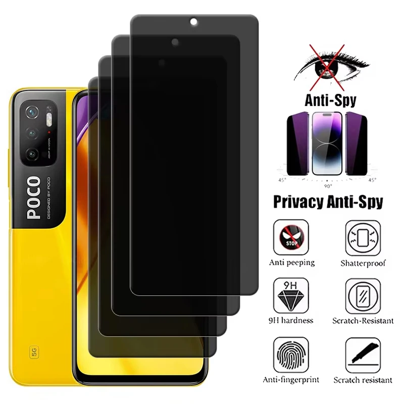 4Pcs Privacy Tempered Glass For Poco M6 M5S M5 M4 M3 M2 X6 Pro 5G X5 X4 GT X3 NFC F4 F3 GT C65 C40 C31 C3 Glass Screen Protector
4Pcs Privacy Tempered Glass For Poco M6 M5S M5 M4 M3 M2 X6 Pro 5G X5 X4 GT X3 NFC F4 F3 GT C65 C40 C31 C3 Glass Screen Protector