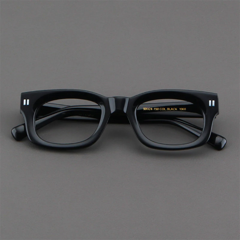 Large Vintage Thick Acetate Matte Black Glasses Frame Men Women Handmade Eyewear Designer Style Vintage Fashion Eyeglasses
Large Vintage Thick Acetate Matte Black Glasses Frame Men Women Handmade Eyewear Designer Style Vintage Fashion Eyeglasses