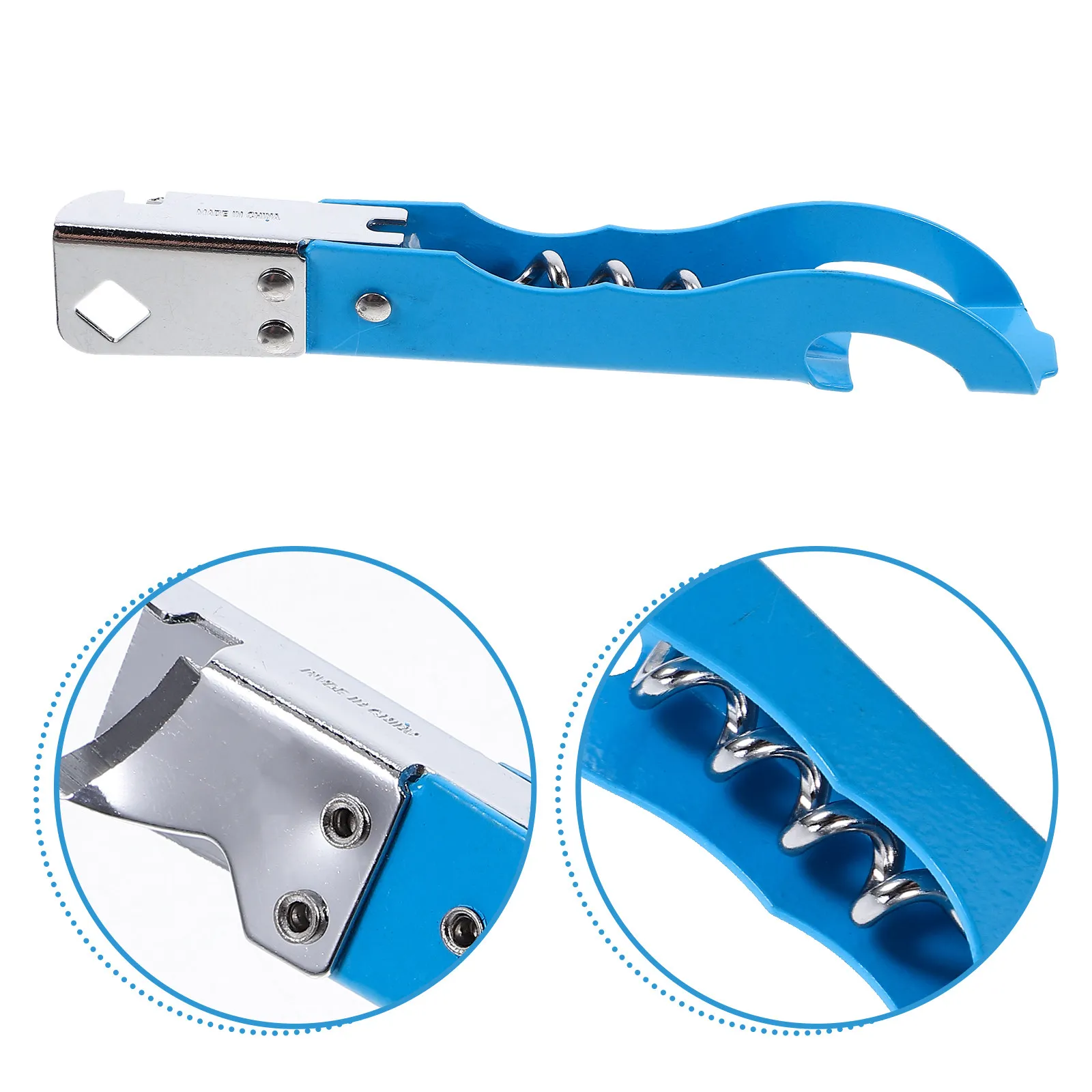 Bottle Opener Wine Corkscrew Manual Stainless Steel Portable Beer Soda Bottle Cap Opener Party Beverage Tool Wine Corkscrew
Bottle Opener Wine Corkscrew Manual Stainless Steel Portable Beer Soda Bottle Cap Opener Party Beverage Tool Wine Corkscrew
