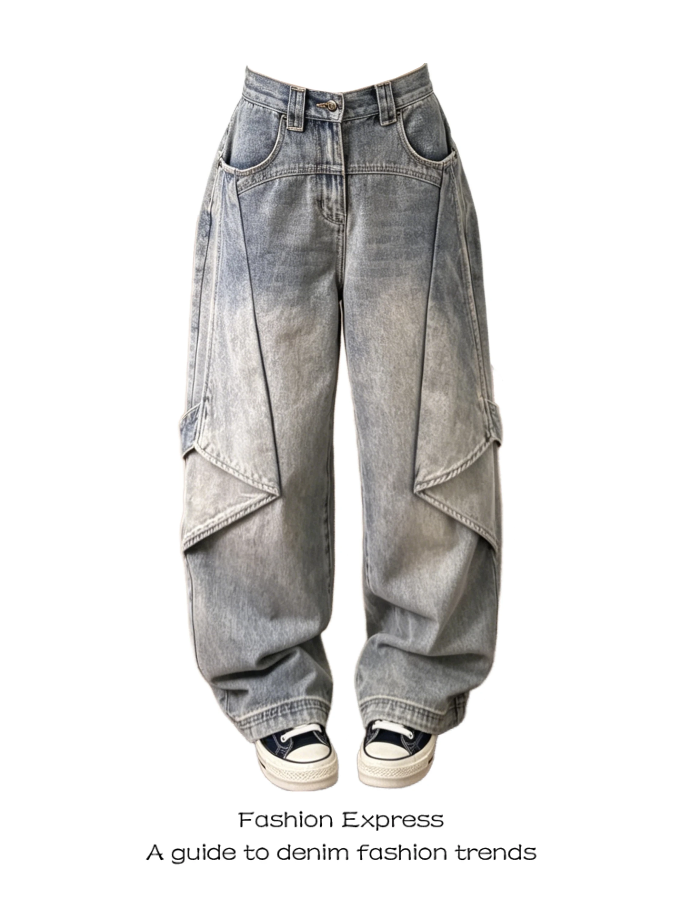 Blue High Waist Wide Leg Jeans Women's Retro Style Splicing Mud Dyeing Gradient Desert Wind Straight Personal High Waist Wide...
Blue High Waist Wide Leg Jeans Women's Retro Style Splicing Mud Dyeing Gradient Desert Wind Straight Personal High Waist Wide...