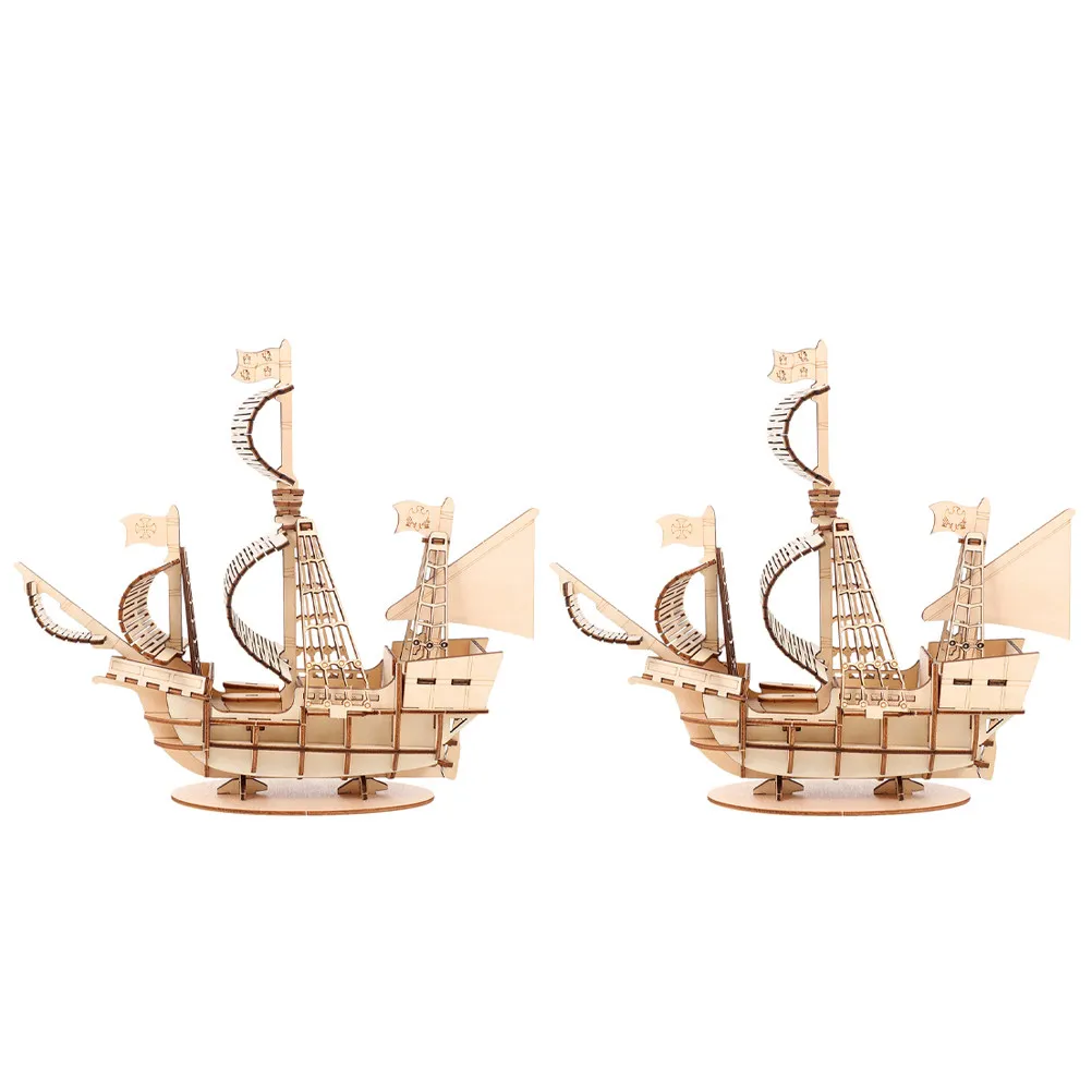 2 набора деревянных 3D-пазлов в виде парусников, предварительно вырезанные из натурального дерева, легко собираемые поделки для детей и взрослых, морское украшение
2 набора деревянных 3D-пазлов в виде парусников, предварительно вырезанные из натурального дерева, легко собираемые поделки для детей и взрослых, морское украшение