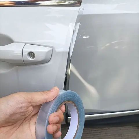 2cmx 5/10m PPF araba vücut kapı kenarları boya koruyucu Film Anti-Scratch Wrap Sticker oto arabalar şekillendirici aksesuarları çıkartmalar