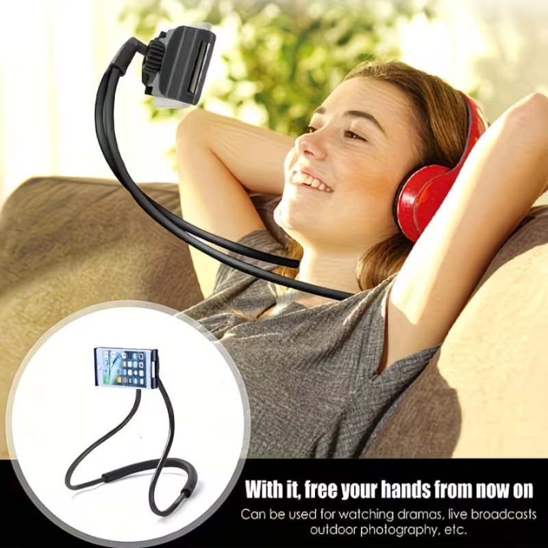 Multi-Functional Neck Mount Phone Holder,Adjustable Height ,360 Degree Rotation,for Hands-Free Viewing, Bed,Couch,Outdoor Use
Multi-Functional Neck Mount Phone Holder,Adjustable Height ,360 Degree Rotation,for Hands-Free Viewing, Bed,Couch,Outdoor Use
