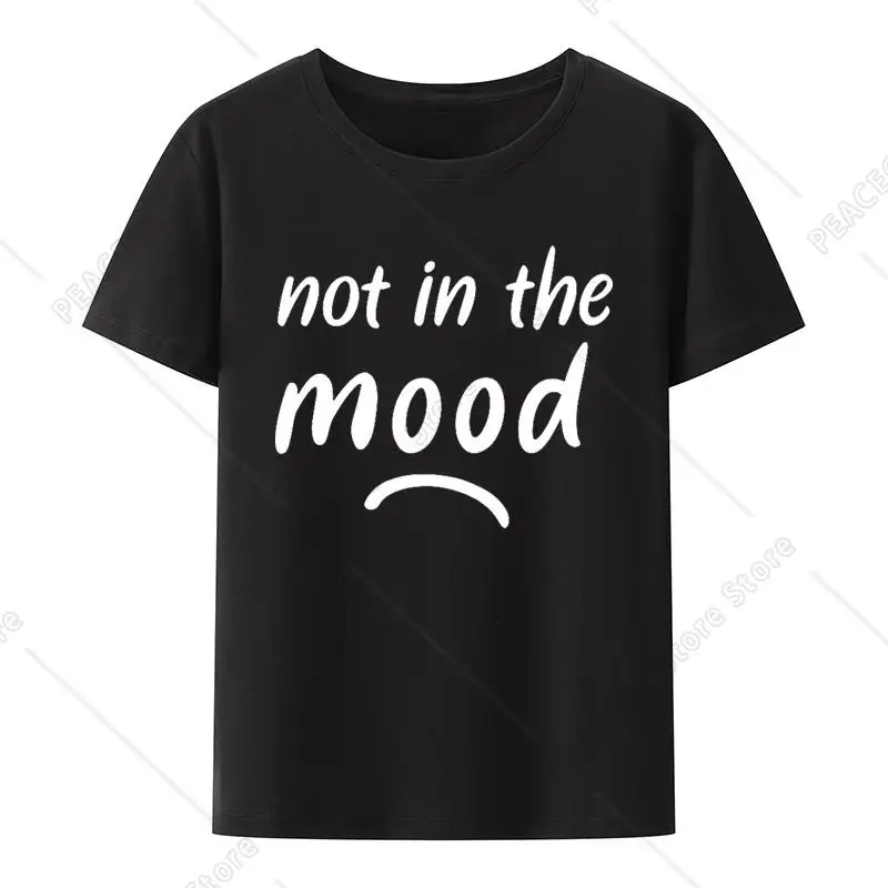 Not in the Mood Graphic Tees Pronted T-shirt Top Hipster Female Clothing Popular Short Sleeve Tee Same Style Retro Aesthetic
Not in the Mood Graphic Tees Pronted T-shirt Top Hipster Female Clothing Popular Short Sleeve Tee Same Style Retro Aesthetic