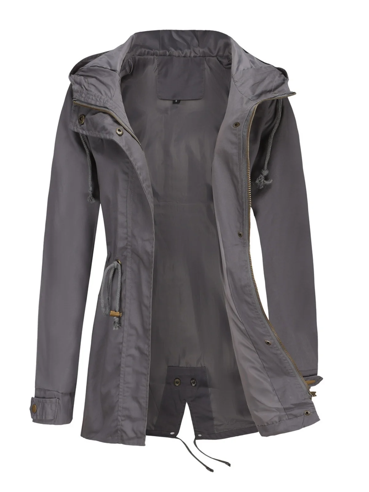 Куртка с капюшоном из высококачественного хлопка, весна-осень, оверсайз, свободный крой, женская одежда, трансграничная поставка, длинный рукав, на молнии, однотонная
Куртка с капюшоном из высококачественного хлопка, весна-осень, оверсайз, свободный крой, женская одежда, трансграничная поставка, длинный рукав, на молнии, однотонная