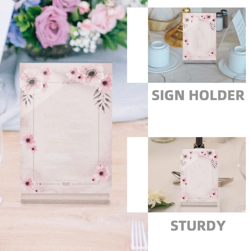 5pcs Display Rack Acrylic Photo Stand Poster Holder Menu Table Sign Base Exhibit Stand Advertising Price Water Stable
5pcs Display Rack Acrylic Photo Stand Poster Holder Menu Table Sign Base Exhibit Stand Advertising Price Water Stable