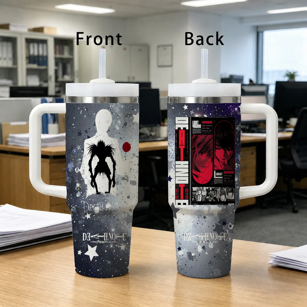Anime D-Death N-Note Vacuum Flasks 40oz Stainless Steel Insulated Tumbler with Handle Straw
Anime D-Death N-Note Vacuum Flasks 40oz Stainless Steel Insulated Tumbler with Handle Straw