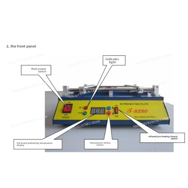 T8280 Infrared Preheating Plate & Station – Educational Preheat Tool for College Lab PCB/SMD/BGA Soldering Training
T8280 Infrared Preheating Plate & Station – Educational Preheat Tool for College Lab PCB/SMD/BGA Soldering Training