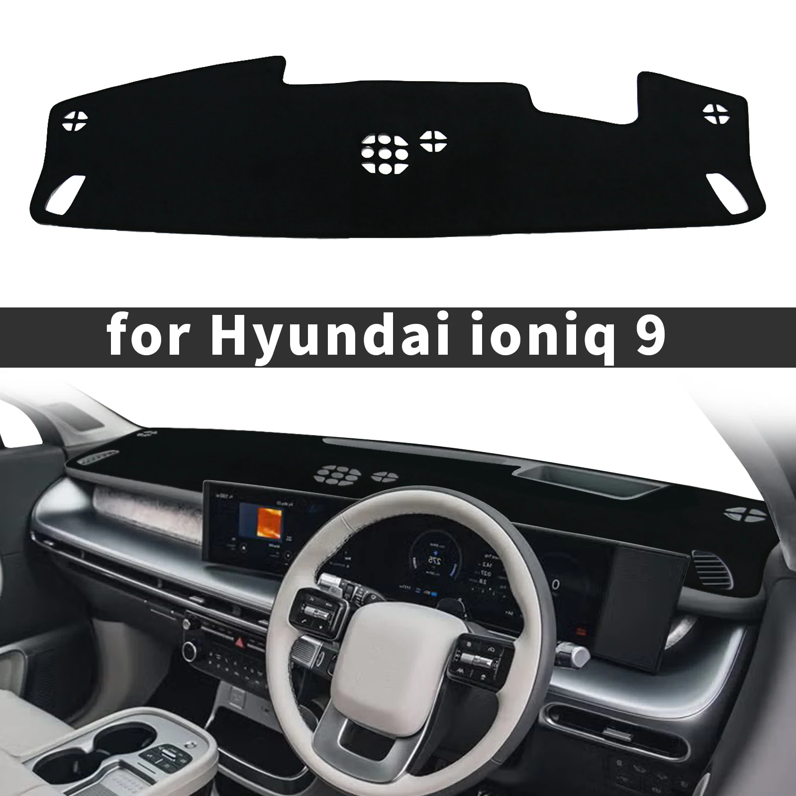 для Hyundai Ioniq 9 Термоизоляционный чехол для приборной панели, солнцезащитный коврик, противоскользящий, с защитой от ультрафиолета, аксессуары для интерьера автомобиля
для Hyundai Ioniq 9 Термоизоляционный чехол для приборной панели, солнцезащитный коврик, противоскользящий, с защитой от ультрафиолета, аксессуары для интерьера автомобиля