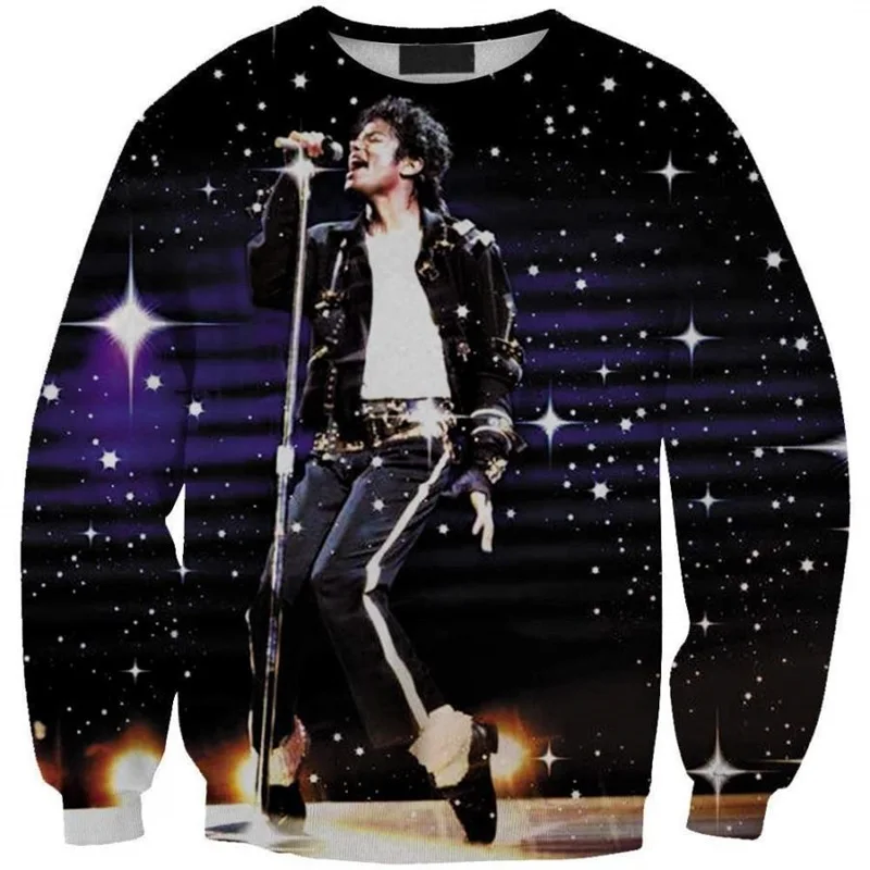 3D Print Michael Jackson Graphic Round Neck Hoodies For Men Women Casual Oversized Loose Pullovers Sweatshirt Tops Men Sweater
3D Print Michael Jackson Graphic Round Neck Hoodies For Men Women Casual Oversized Loose Pullovers Sweatshirt Tops Men Sweater