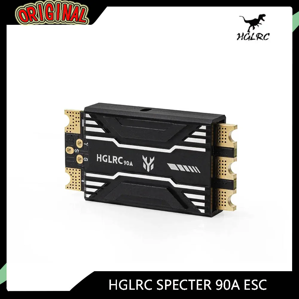 HGLRC SPECTER 90A ESC for FPV Drones - Dual MOS, BL32, Telemetry, 2-8S Input, Compatible with Movie-level X8/X4/XCLASS
HGLRC SPECTER 90A ESC for FPV Drones - Dual MOS, BL32, Telemetry, 2-8S Input, Compatible with Movie-level X8/X4/XCLASS