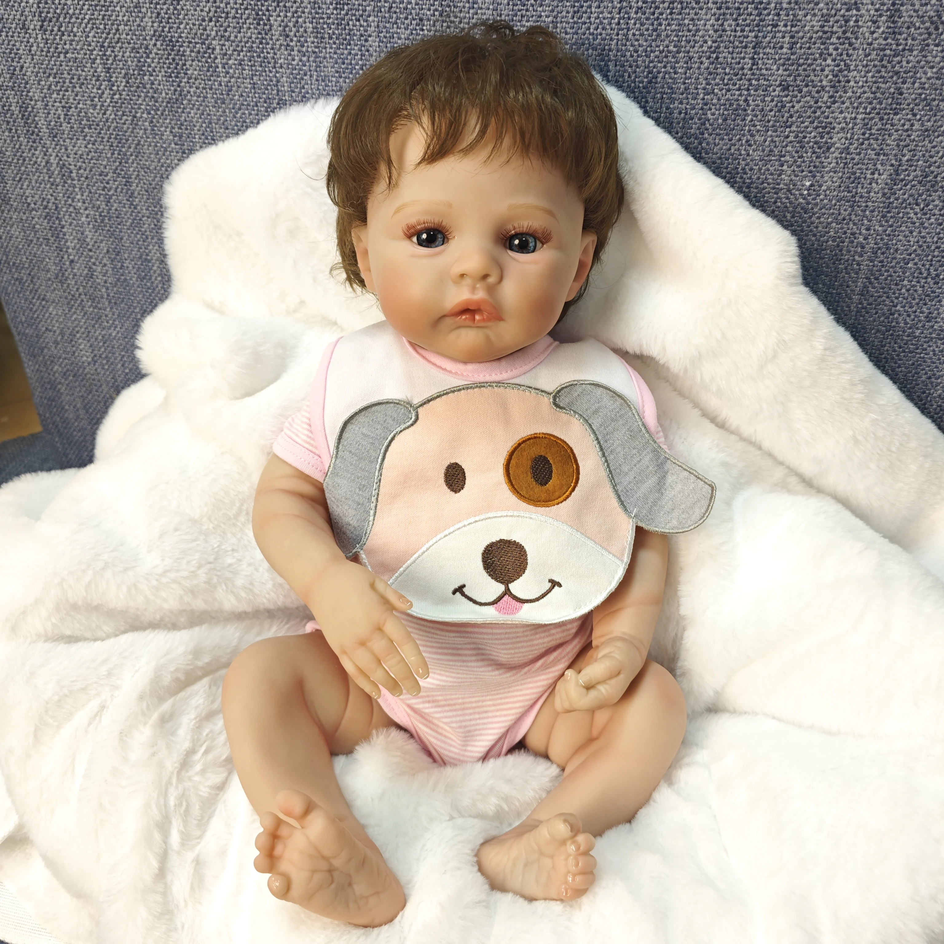 Lifelike Reborn Baby Dolls - Meadow 18 Inch Realistic Baby Dolls Newborn Girl Cloth Body Vinyl Limbs for Gift
Lifelike Reborn Baby Dolls - Meadow 18 Inch Realistic Baby Dolls Newborn Girl Cloth Body Vinyl Limbs for Gift