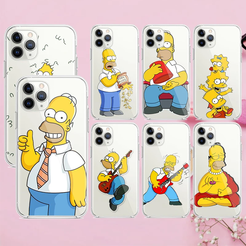 Disney Cute The Simpson For Apple 14 iPhone 13 12 11 Mini XS XR X Pro MAX 8 7 Plus SE 2020 Transparent Soft Cover Phone Case
Disney Cute The Simpson For Apple 14 iPhone 13 12 11 Mini XS XR X Pro MAX 8 7 Plus SE 2020 Transparent Soft Cover Phone Case